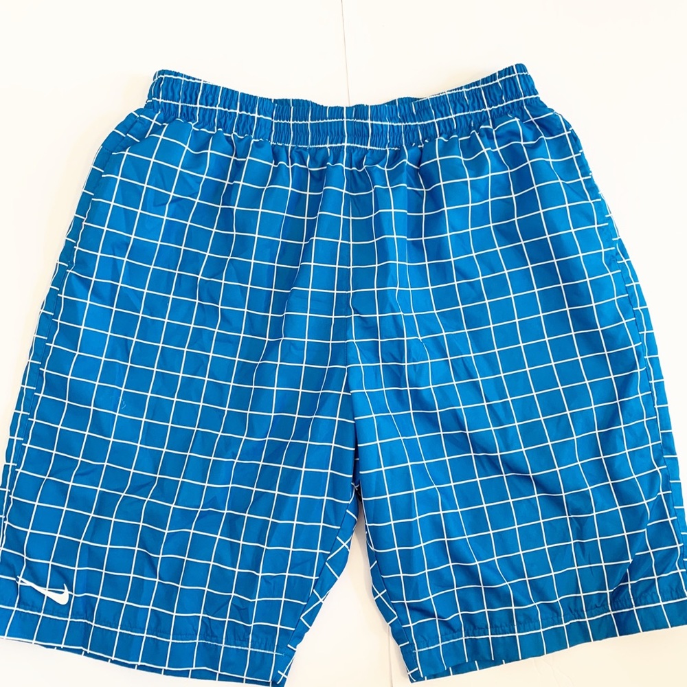 NIKE MENS SWIMSUIT SIZE XL WINDOWPANE PATTERN